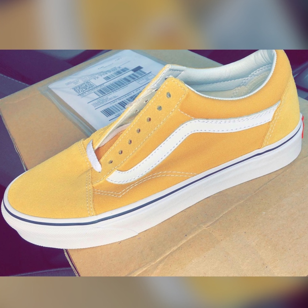 Brand New Yellow Vans